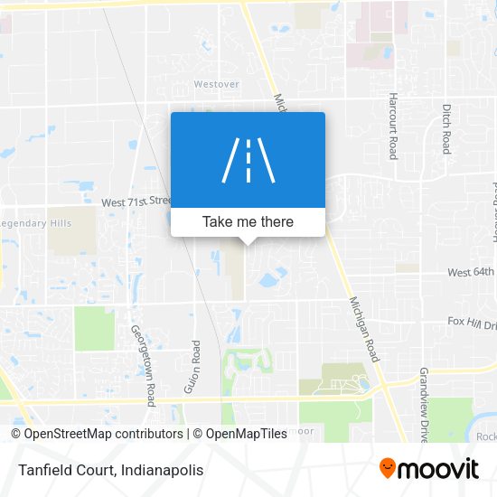 Tanfield Court map