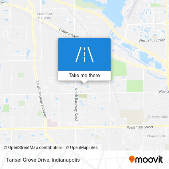 Mapa de Tansel Grove Drive