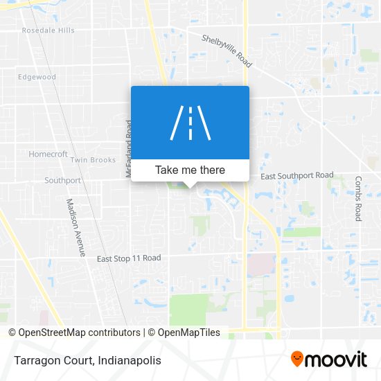 Tarragon Court map