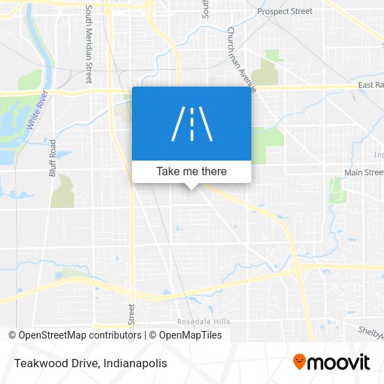 Teakwood Drive map