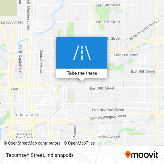 Mapa de Tecumseh Street