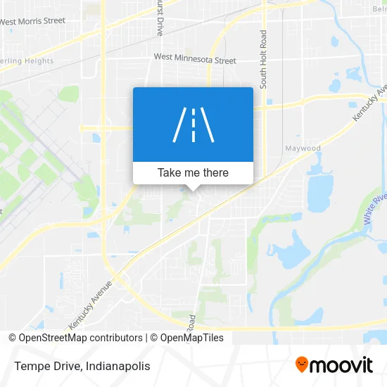 Tempe Drive map