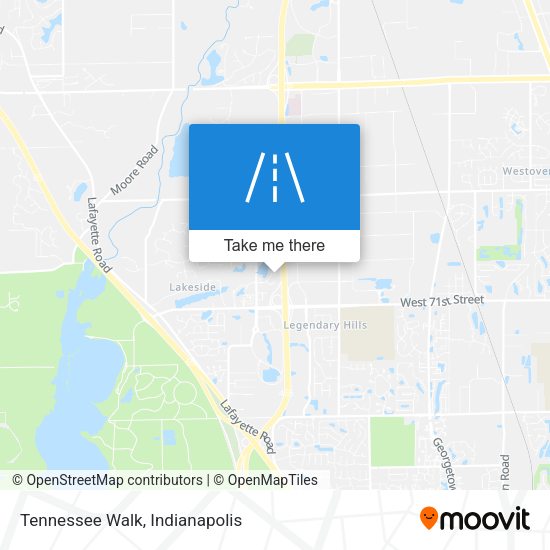 Mapa de Tennessee Walk