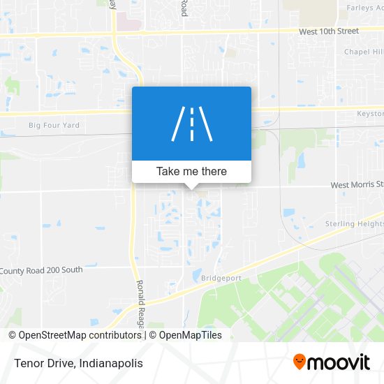 Tenor Drive map