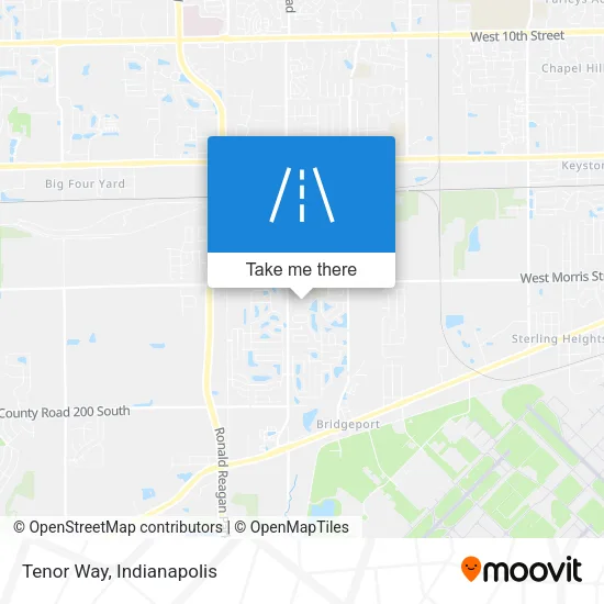 Tenor Way map