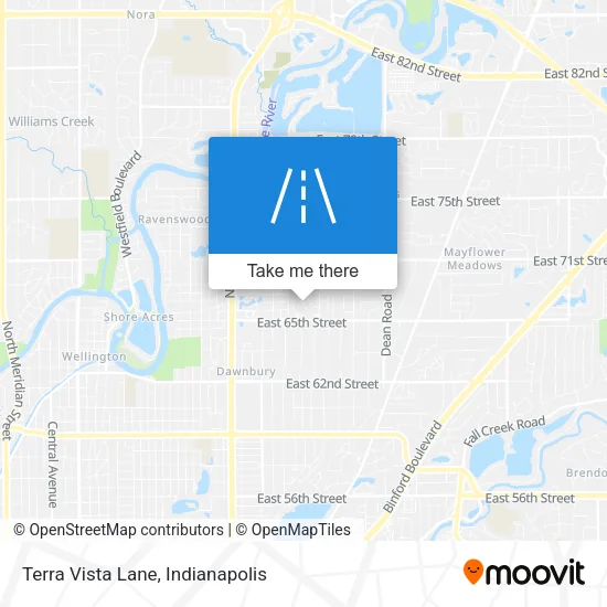 Terra Vista Lane map