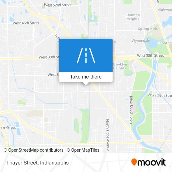 Mapa de Thayer Street