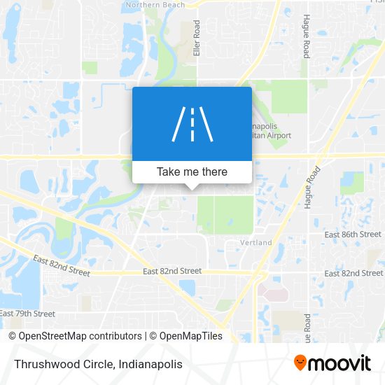 Mapa de Thrushwood Circle