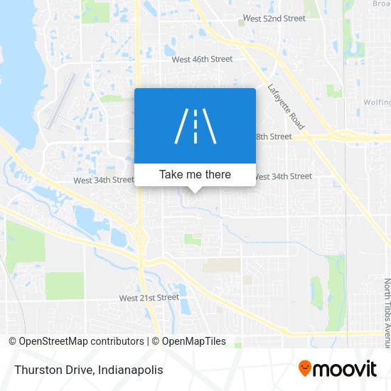 Thurston Drive map