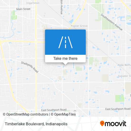 Timberlake Boulevard map