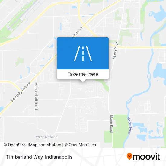 Timberland Way map