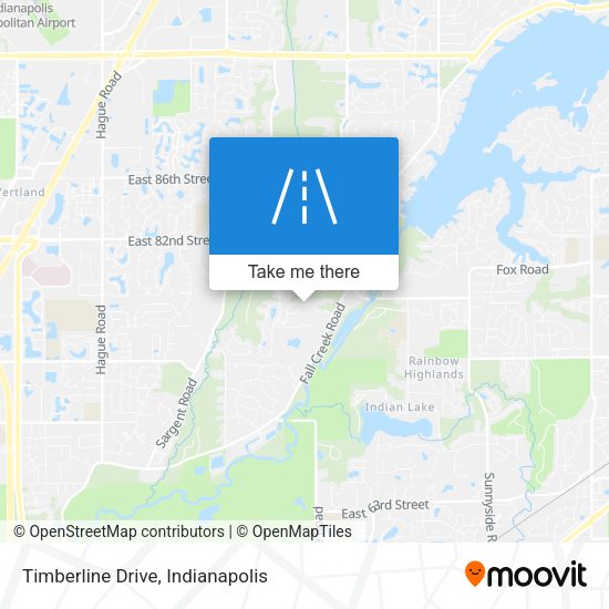 Timberline Drive map