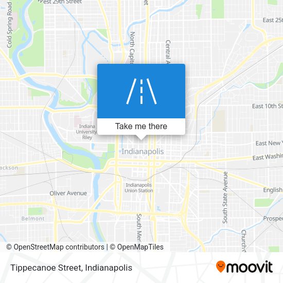 Tippecanoe Street map