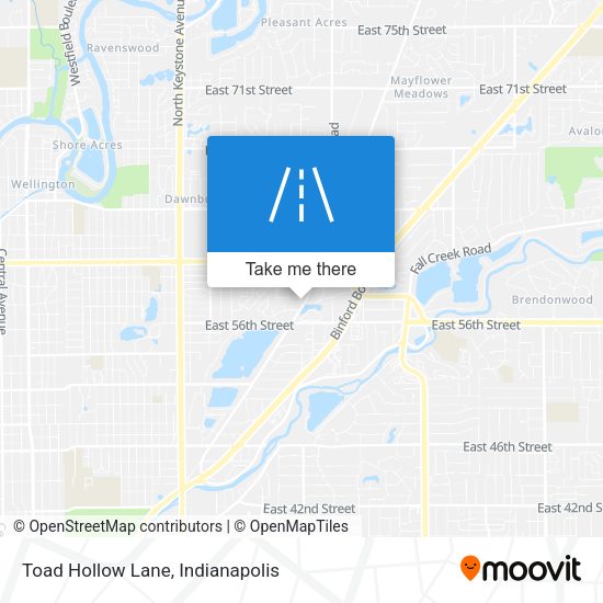 Mapa de Toad Hollow Lane