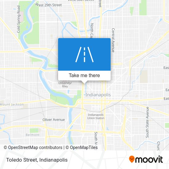 Mapa de Toledo Street