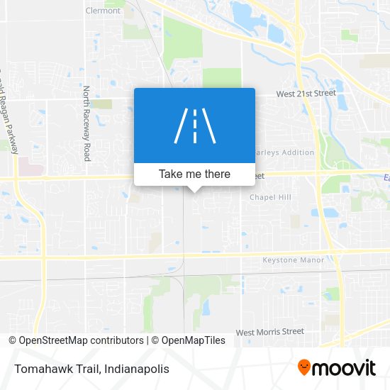 Tomahawk Trail map