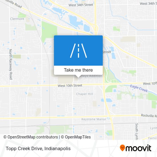 Mapa de Topp Creek Drive