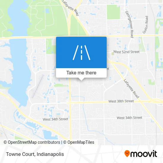 Towne Court map