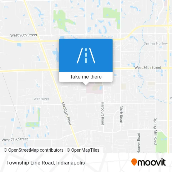 Township Line Road map