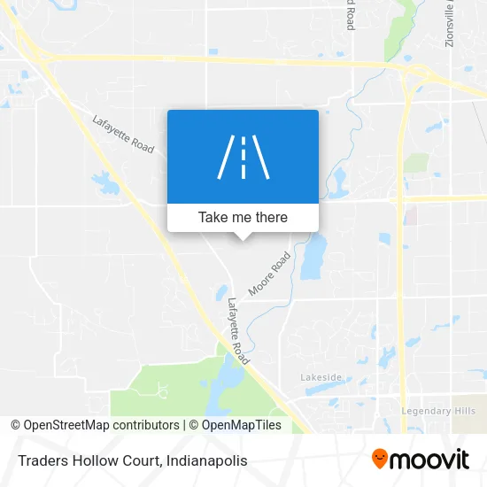 Traders Hollow Court map