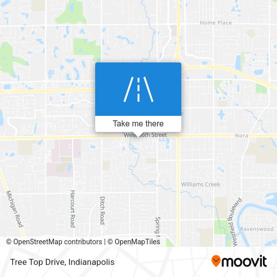 Tree Top Drive map