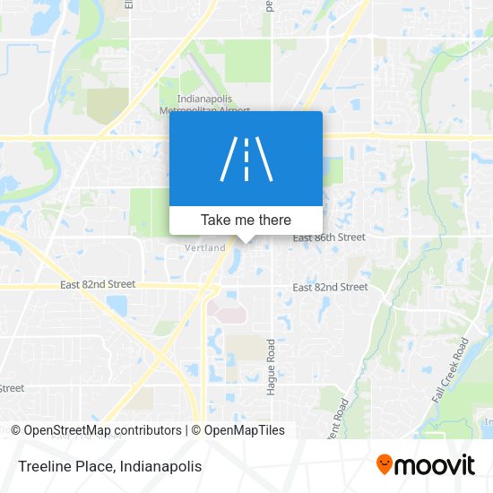 Treeline Place map