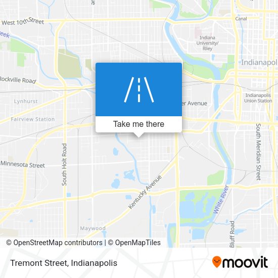 Tremont Street map