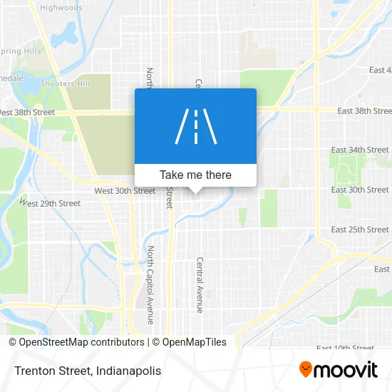 Trenton Street map