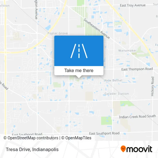 Tresa Drive map