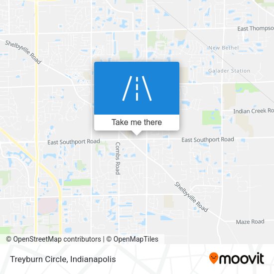 Mapa de Treyburn Circle