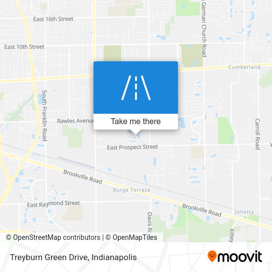 Mapa de Treyburn Green Drive