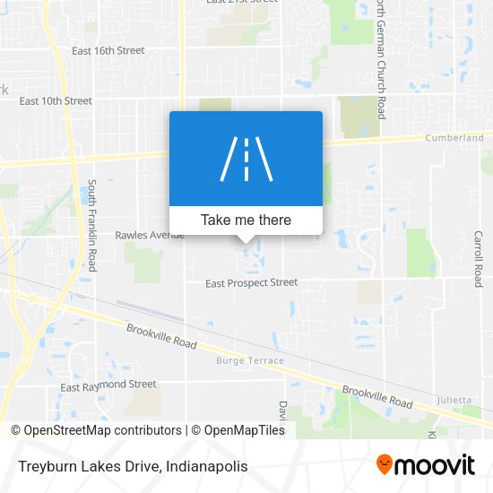 Mapa de Treyburn Lakes Drive