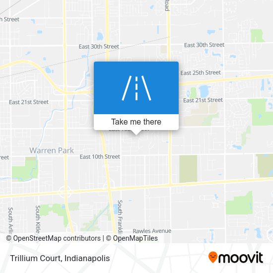 Trillium Court map