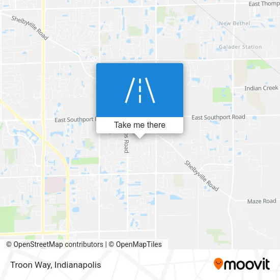 Troon Way map