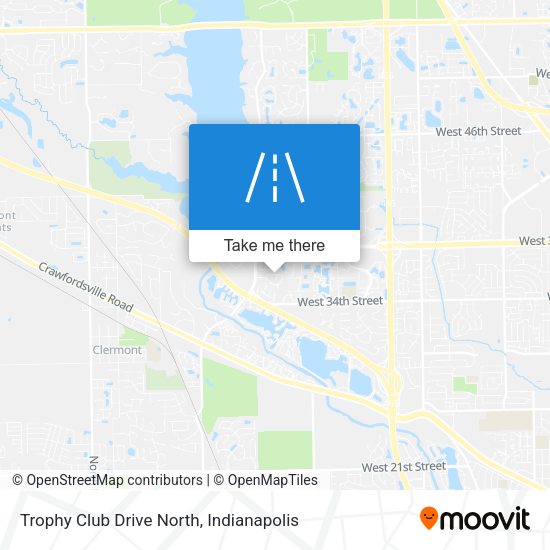 Mapa de Trophy Club Drive North