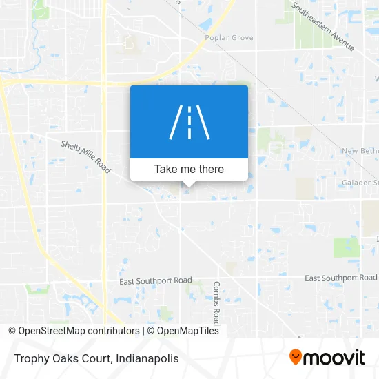 Trophy Oaks Court map