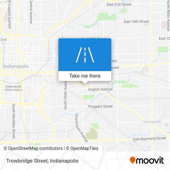 Trowbridge Street map