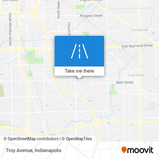 Mapa de Troy Avenue