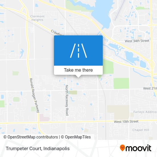 Mapa de Trumpeter Court