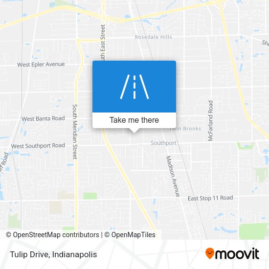Mapa de Tulip Drive