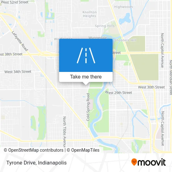Tyrone Drive map