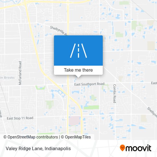 Valey Ridge Lane map