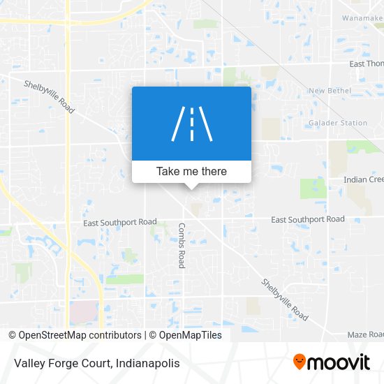 Mapa de Valley Forge Court