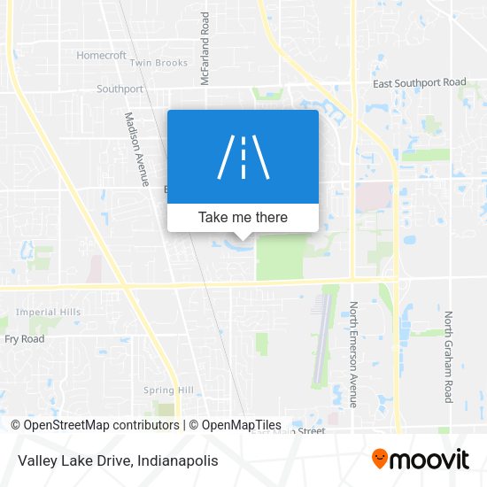 Valley Lake Drive map