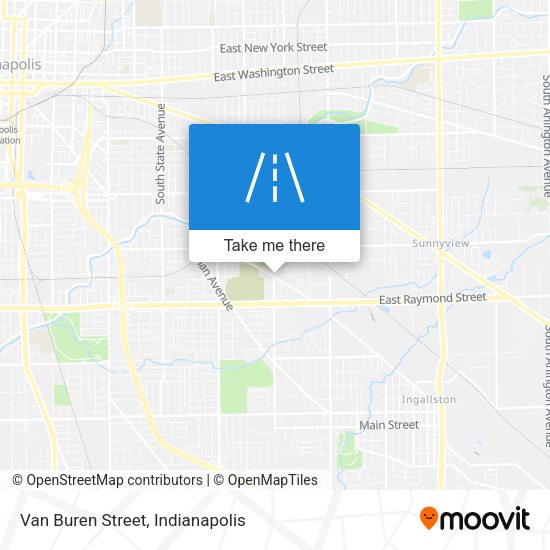 Van Buren Street map