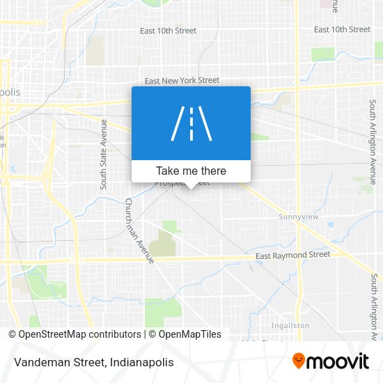 Mapa de Vandeman Street
