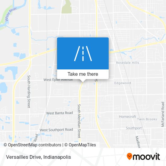Versailles Drive map
