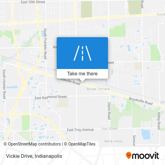 Mapa de Vickie Drive
