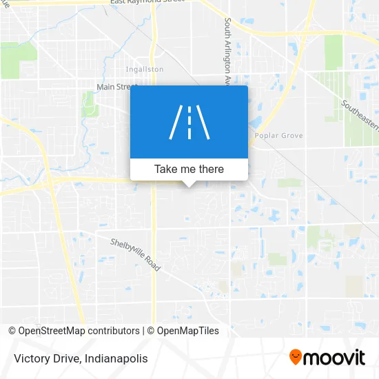 Victory Drive map
