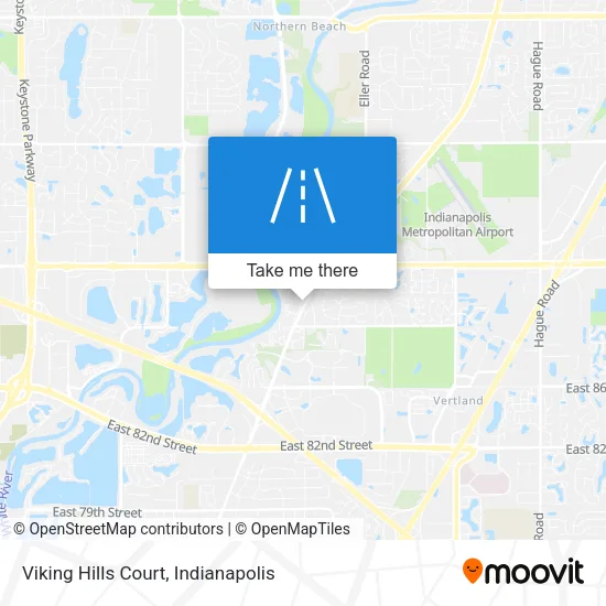 Viking Hills Court map